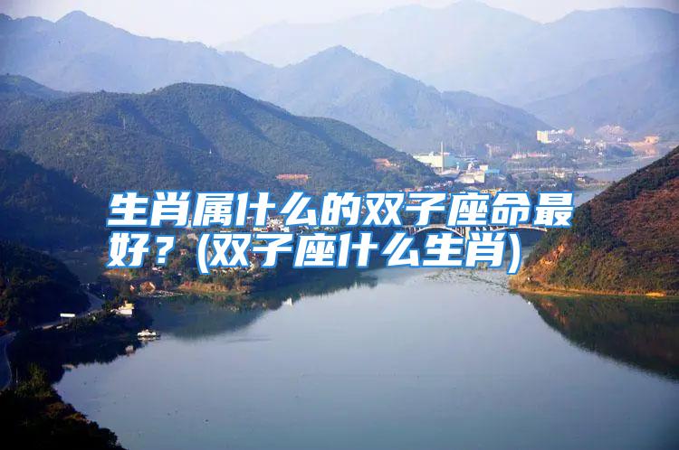 生肖属什么的双子座命最好？(双子座什么生肖)