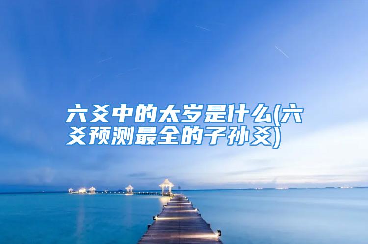 六爻中的太岁是什么(六爻预测最全的子孙爻)