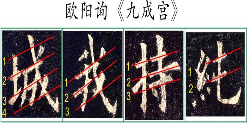 八字在米字格怎么写(状如“扁担”一横画儿)