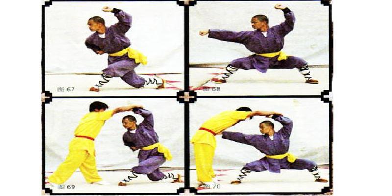 八字扣锁解法(少林拳技法三十六式)