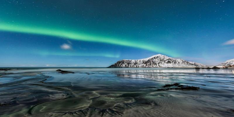 北极地区极昼时日出日落方位(北极光要怎么看)