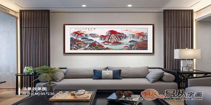 客厅画泰山图怎么样(泰山山水画)