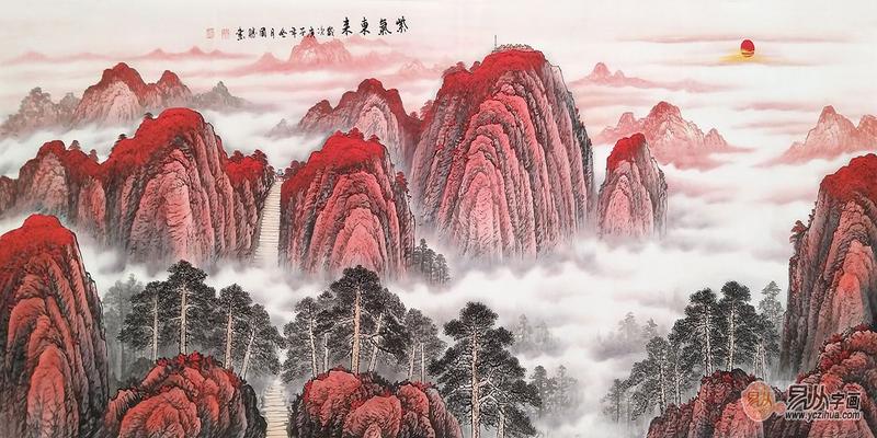 客厅画泰山图怎么样(泰山山水画)