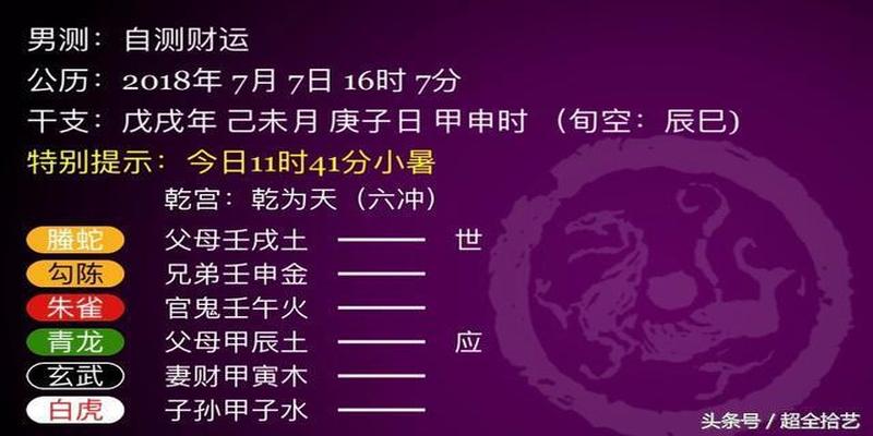 六爻解卦方法(六爻在线自测)