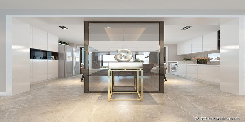 简约风格装修效果图 餐厅(室内设计效果图 客厅跟餐厅)