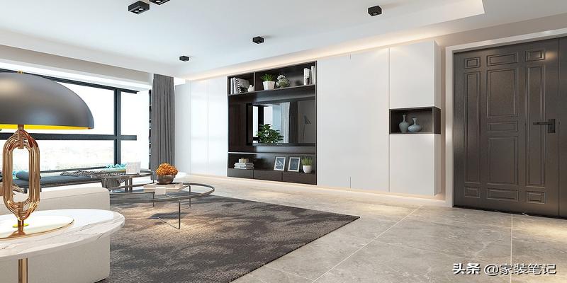 简约风格装修效果图 餐厅(室内设计效果图 客厅跟餐厅)