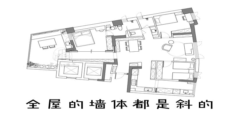 异形室内空间如何设计(异形户型平面图)