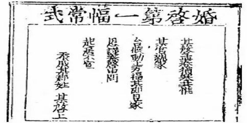 写生辰八字的贴格式(中式婚礼流行)