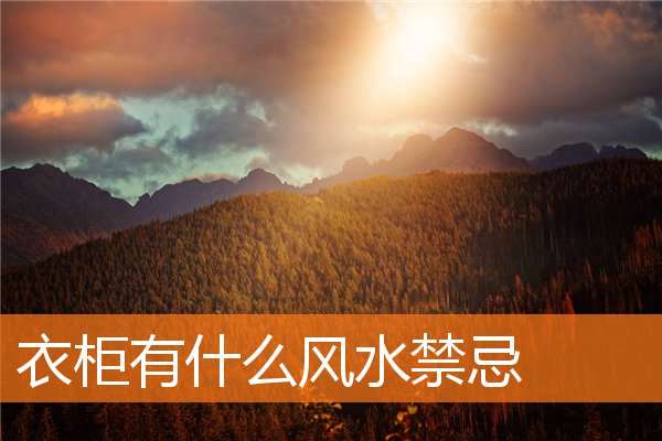 衣柜有什么风水禁忌(客厅放衣柜有禁忌吗)