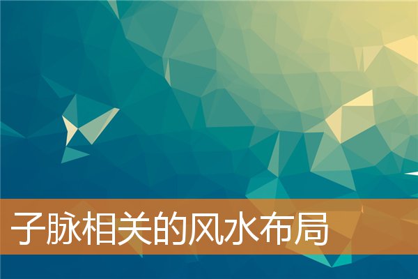 子脉相关的风水布局(风水中的脉是什么)