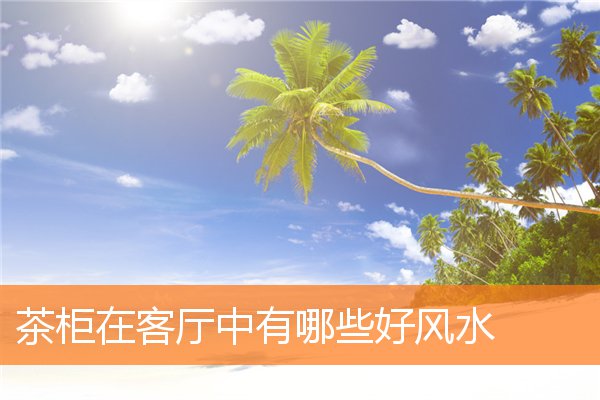 茶柜在客厅中有哪些好风水(客厅茶柜摆设图片大全)