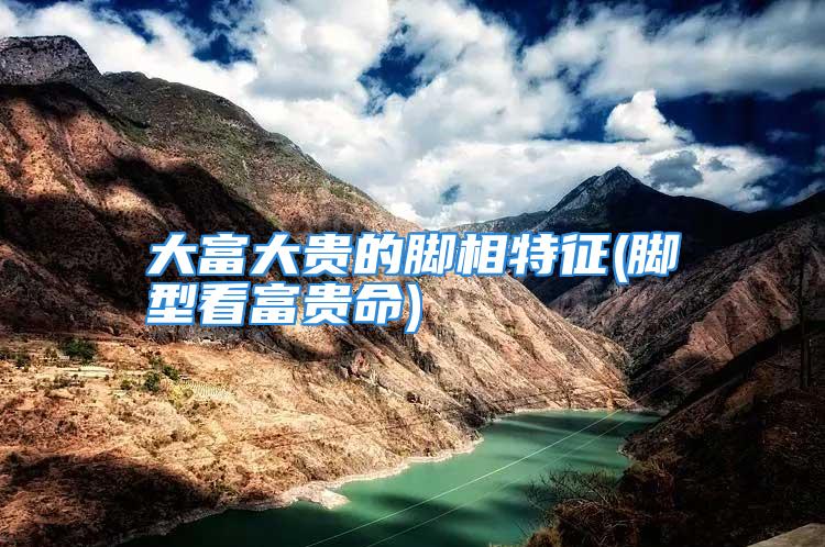 大富大贵的脚相特征(脚型看富贵命)