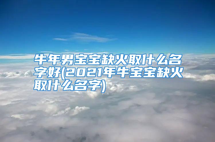 牛年男宝宝缺火取什么名字好(2021年牛宝宝缺火取什么名字)