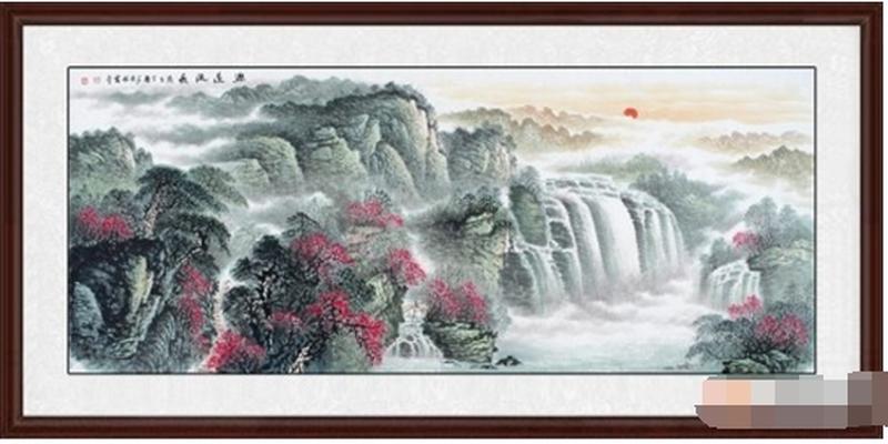 芭蕉叶在风水上的含义(客厅沙发背景墙装饰画)