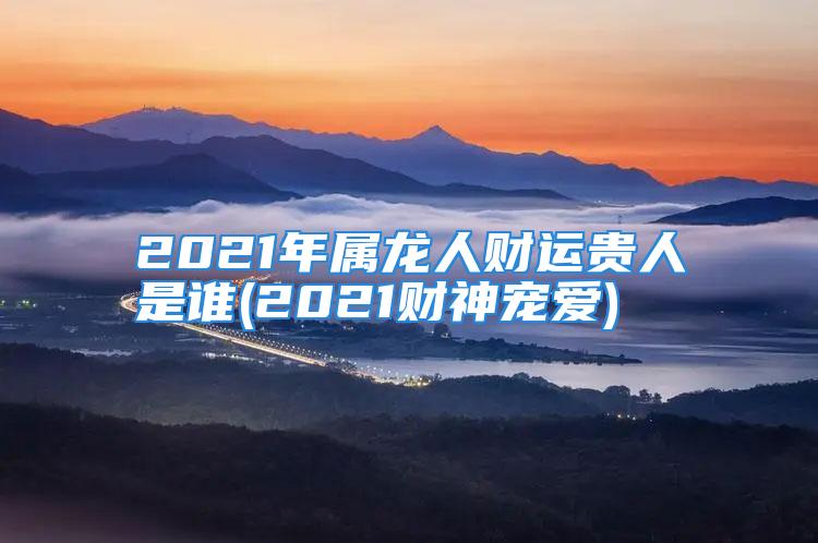 2021年属龙人财运贵人是谁(2021财神宠爱)