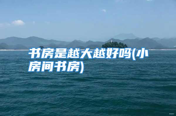 书房是越大越好吗(小房间书房)