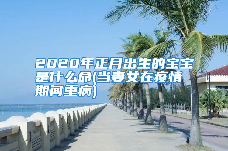 2020年正月出生的宝宝是什么命(当妻女在疫情期间重病)