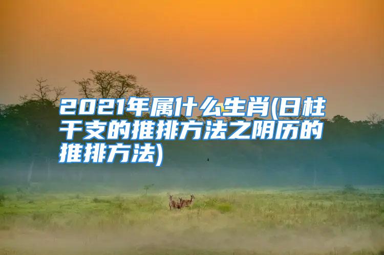 2021年属什么生肖(日柱干支的推排方法之阴历的推排方法)