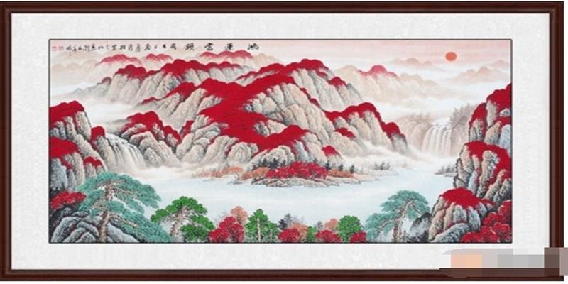 芭蕉叶在风水上的含义(客厅沙发背景墙装饰画)