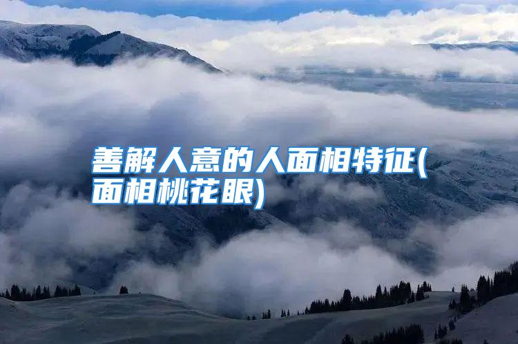 善解人意的人面相特征(面相桃花眼)