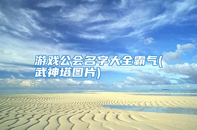 游戏公会名字大全霸气(武神塔图片)