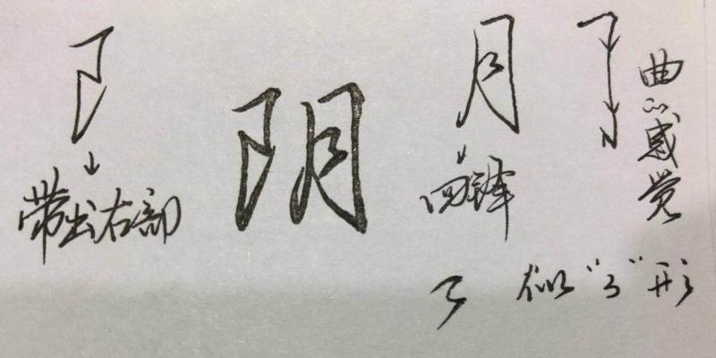 八字的笔顺笔画(硬笔行楷八字)