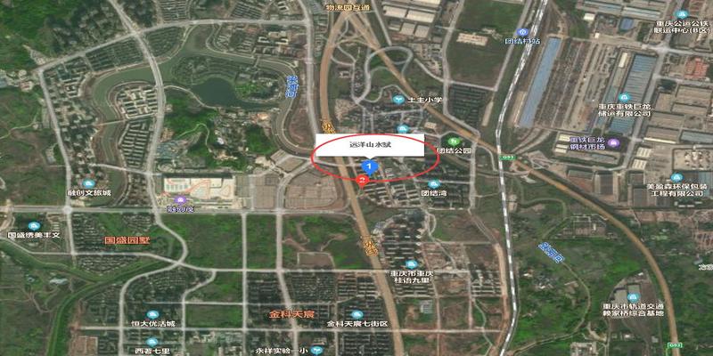 西永枢纽站配套道路(西永组团规划图)