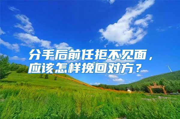 分手后前任拒不见面，应该怎样挽回对方？