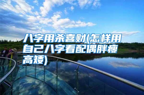 八字用杀喜财(怎样用自己八字看配偶胖瘦高矮)