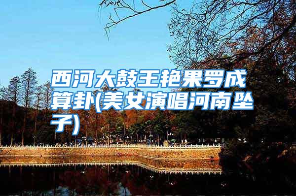 西河大鼓王艳果罗成算卦(美女演唱河南坠子)