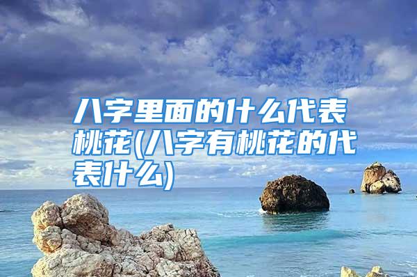 八字里面的什么代表桃花(八字有桃花的代表什么)