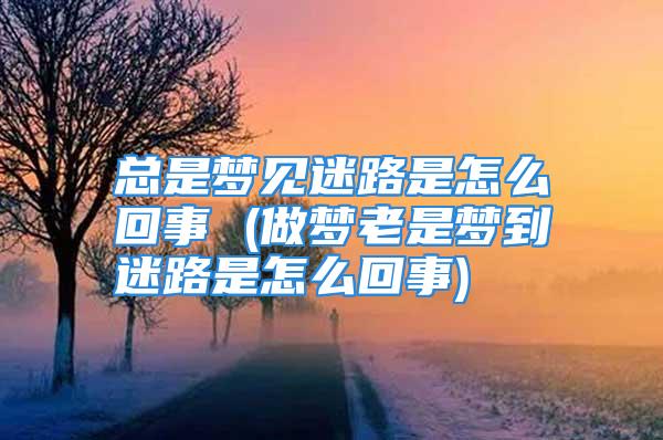 总是梦见迷路是怎么回事 (做梦老是梦到迷路是怎么回事)