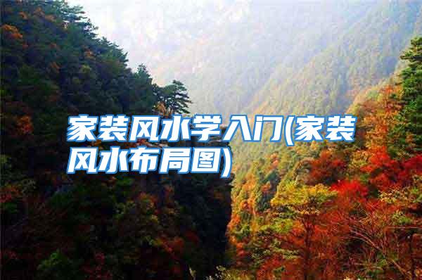 家装风水学入门(家装风水布局图)