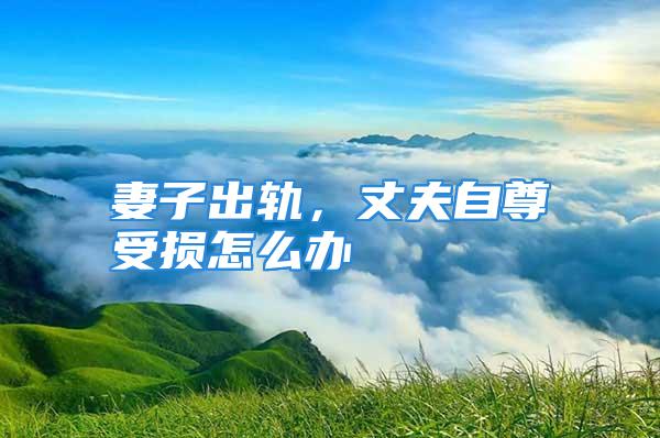 妻子出轨，丈夫自尊受损怎么办
