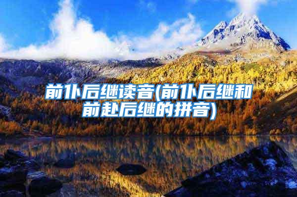 前仆后继读音(前仆后继和前赴后继的拼音)