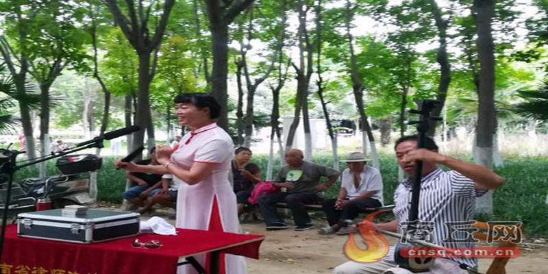 河南坠子 算卦 胡银花(梁园区前进街道办事处前进社区耿瑞亭的河南坠鼓书情结)