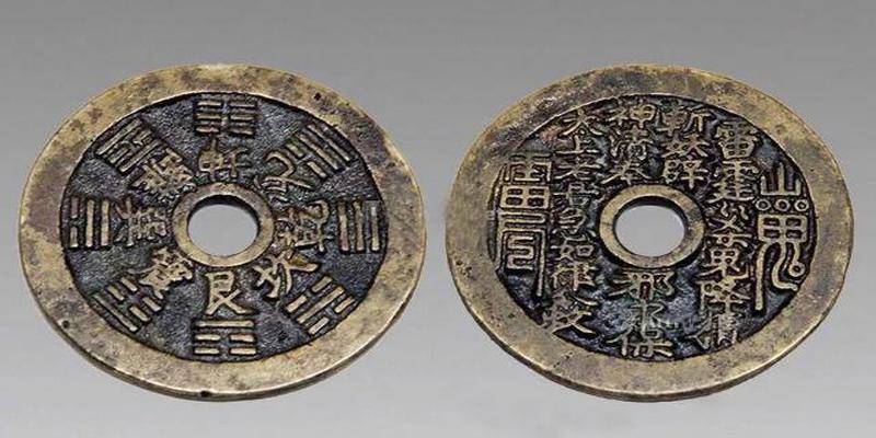 用铜钱算卦叫什么(古法黄金铜钱首饰)