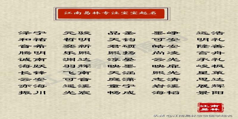 算卦取名字就能当官吗(这些具有将帅之才的男孩名字)