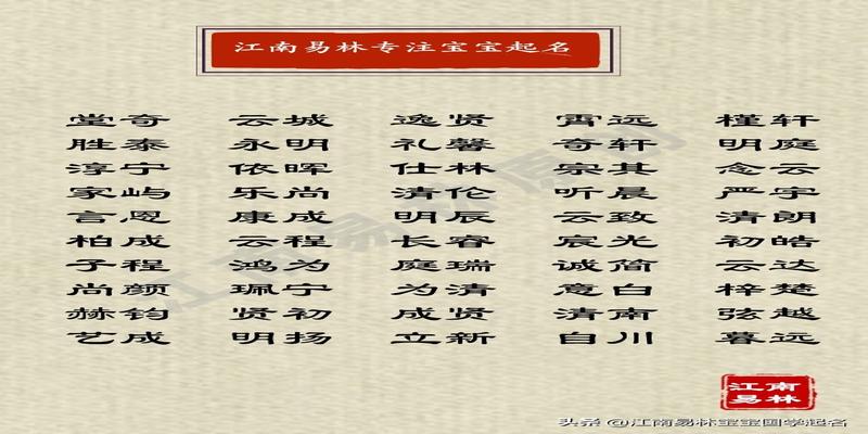 算卦取名字就能当官吗(这些具有将帅之才的男孩名字)