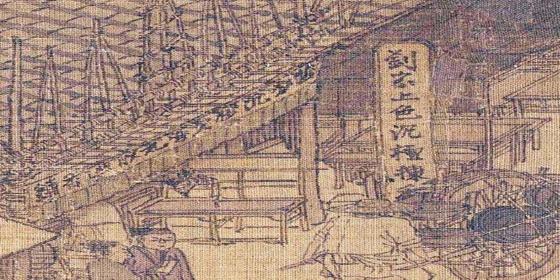 给女人算卦常用语(清明上河图放大百倍)