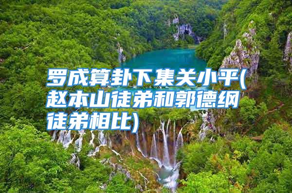 罗成算卦下集关小平(赵本山徒弟和郭德纲徒弟相比)