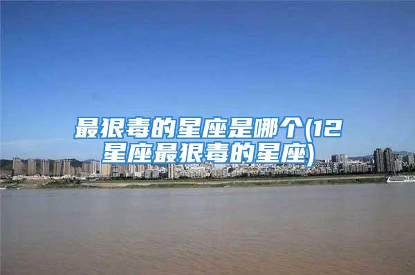 最狠毒的星座是哪个(12星座最狠毒的星座)