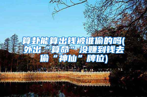 算卦能算出钱被谁偷的吗(外出“算命”没赚到钱去偷“神仙”牌位)