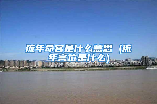 流年命宫是什么意思 (流年宫位是什么)