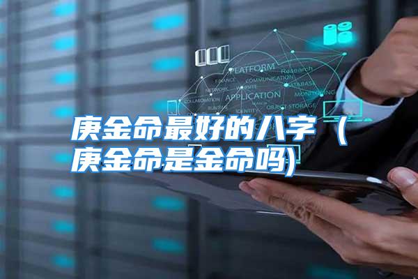 庚金命最好的八字 (庚金命是金命吗)