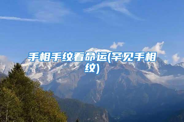 手相手纹看命运(罕见手相纹)