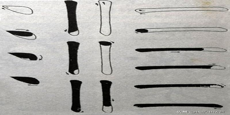 八字的笔画顺序(笔法理论的“八字真言”)