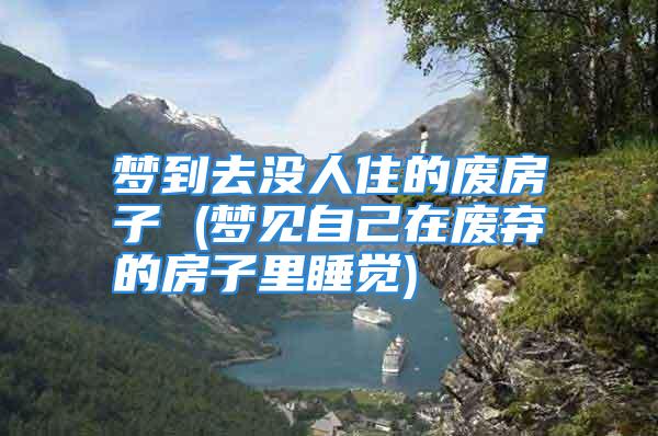 梦到去没人住的废房子 (梦见自己在废弃的房子里睡觉)