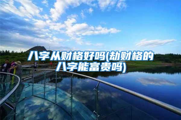 八字从财格好吗(劫财格的八字能富贵吗)