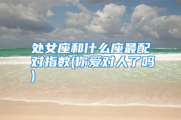 处女座和什么座最配对指数(你爱对人了吗)